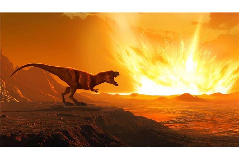 Vor 66 Millionen Jahren schlug  ein Asteroid auf der Halbinsel Yucatán im heutigen Mexiko ein. Das Inferno und der anschließende globale Winter führen zu einem Massensterben.