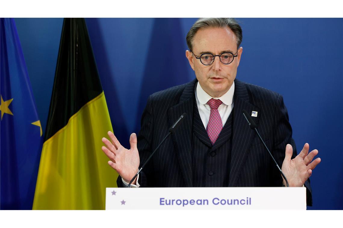 Vor allem die Ukraine habe beim Gipfel gewonnen, sagt Belgiens Premier De Wever.