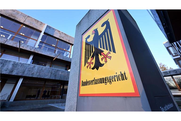 Vor dem Bundesverfassungsgericht scheiterte die AfD. (Archivbild)