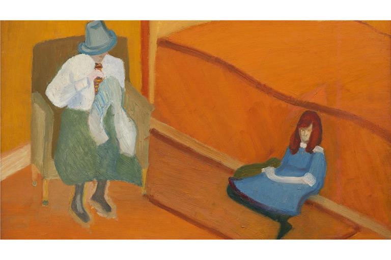 Vor ihrer Dada-Phase malt Susanne Duchamp gegenständlich: „Intimität“ von 1911.