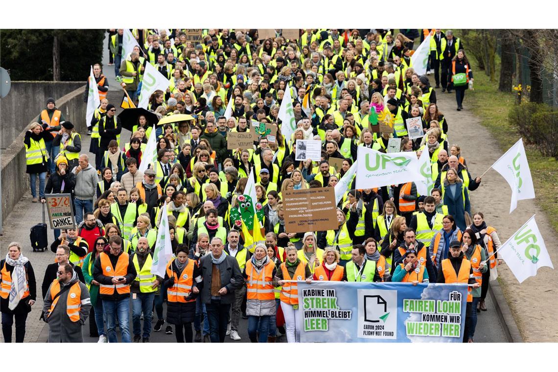Vor zwei Jahren gab es bereits einen Ufo-Streik bei Lufthansa.