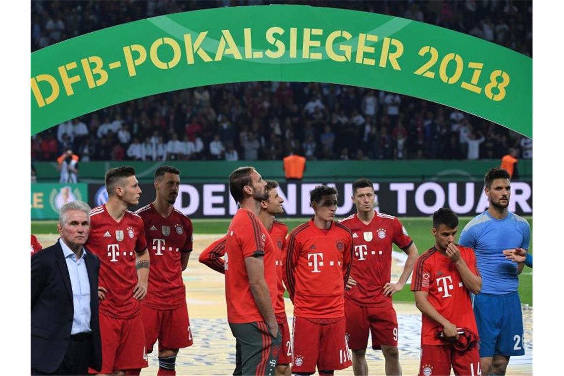 Vor zwei Jahren verlor der FC Bayern München das DFB-Pokalfinale gegen Eintracht Frankfurt. Foto: Peter Kneffel/dpa
