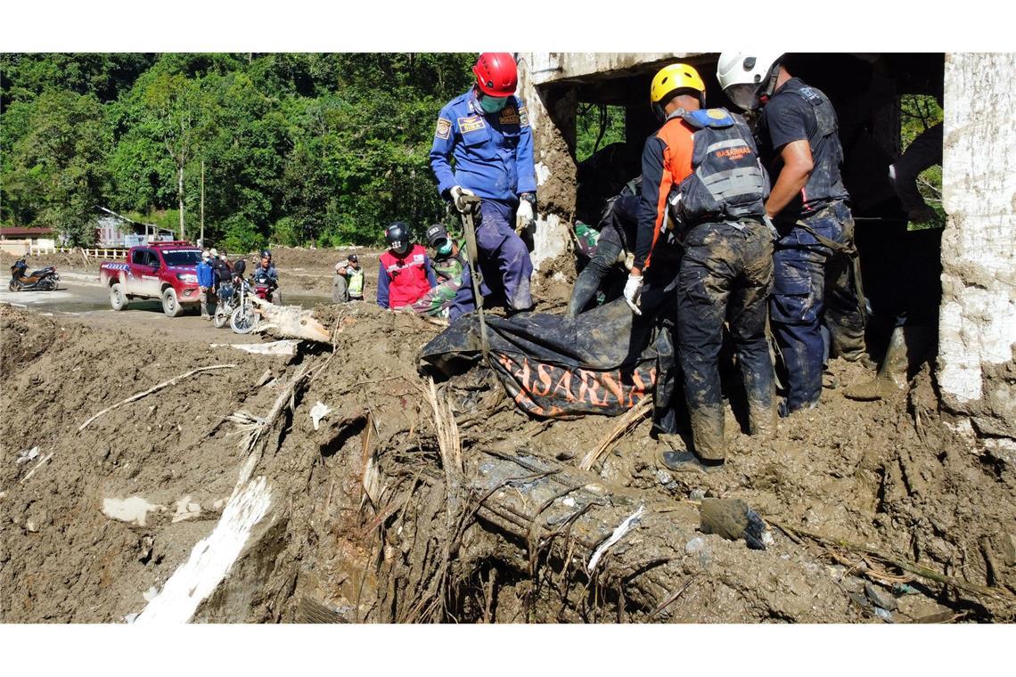 Vorausgegangen waren tagelange verheerende Niederschläge.
