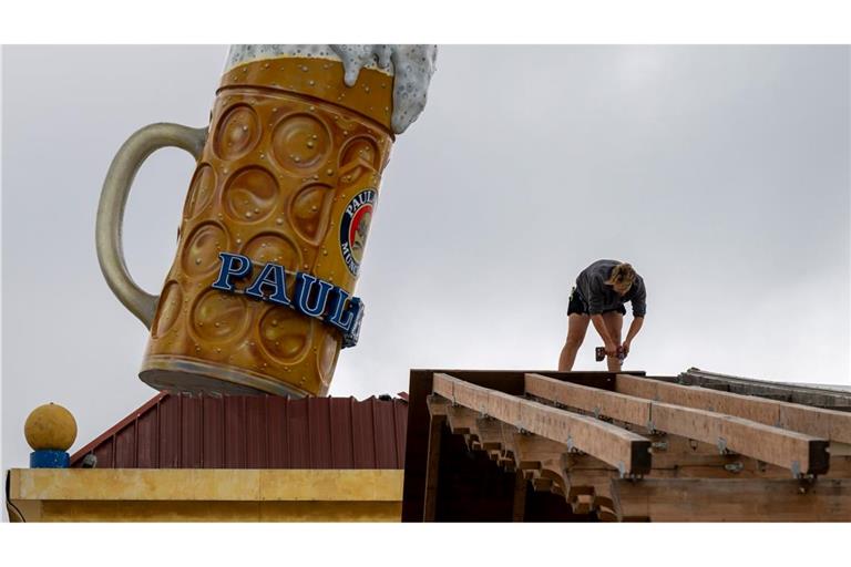 Vorbereitungen zum Oktoberfest