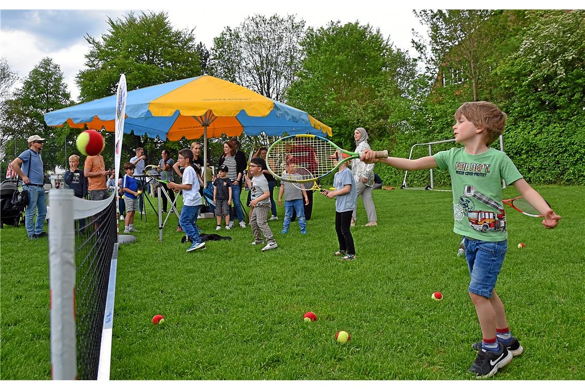 Vorhand, Rüchhand, Volley. Hauptsache übers Netz.