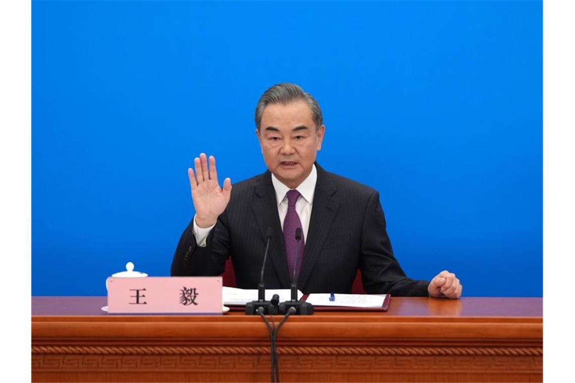 Wang Yi, Außenminister von China. Obwohl Taiwan nie unter der Herrschaft der Kommunistischen Partei stand, erkennt Peking die Souveränität der Insel nicht an. Foto: Chen Yehua/XinHua/dpa