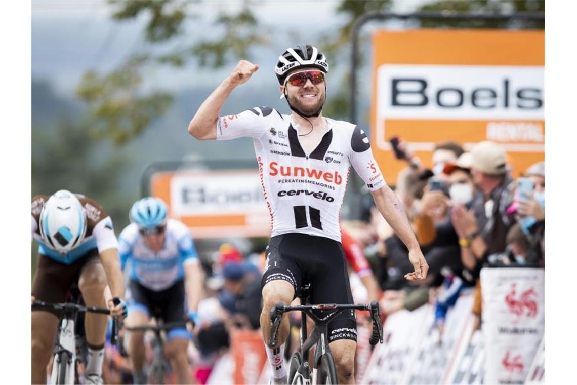 Schweizer Radprofi Hirschi gewinnt 84. Flèche Wallonne War an der Mauer von Huy nicht zu schlagen: Marc Hischi. Foto: Kristof Van Accom/BELGA/dpa