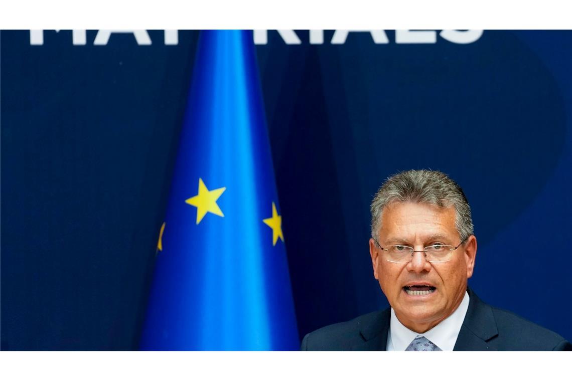 War auch schon für Energie, Raumfahrt, Bildung und Verwaltung zuständig: der Slowake Maros Sefcovic. (Archivbild)