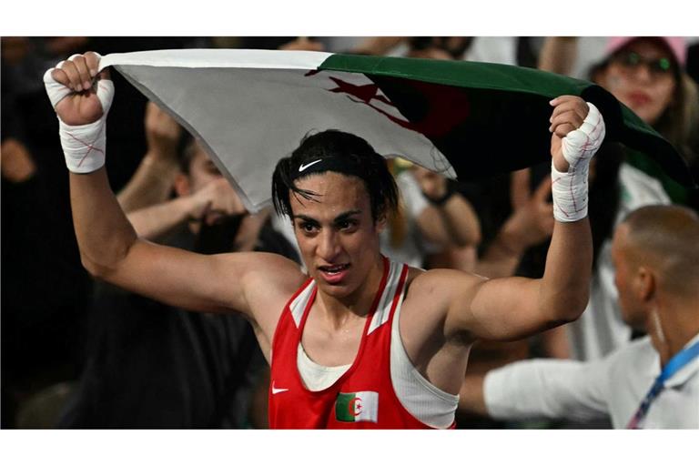 War bei Olympia 2024 Gegenstand der Debatten: Imane Khelif.