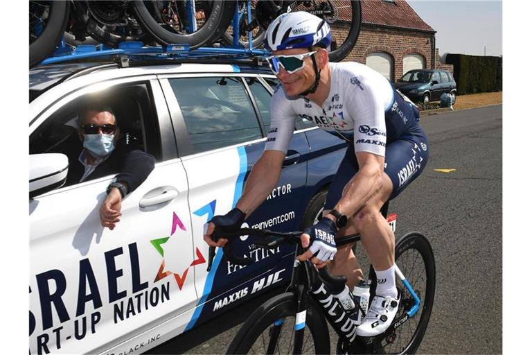 War eigentlich gar nicht für die Tour de France eingeplant: André Greipel. Foto: David Stockman/BELGA/dpa