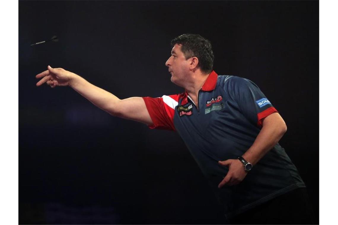 Hempel scheidet gegen Österreicher Suljovic aus War für Florian Hempel zu stark: Mensur Suljovic. Foto: Adam Davy/PA Wire/dpa
