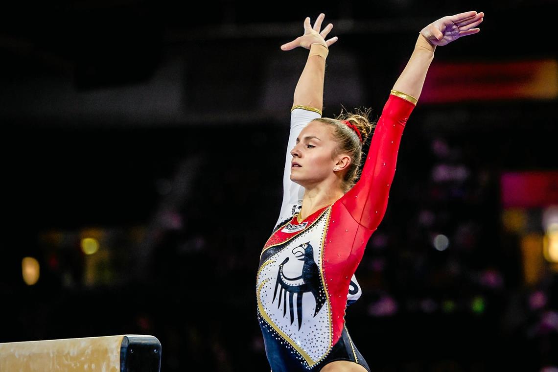 Stressig, schön und sportlich sinnvoll War mit ihrem Auftritt in der spanischen Liga zufrieden: Turnerin Emelie Petz.Foto: Imago