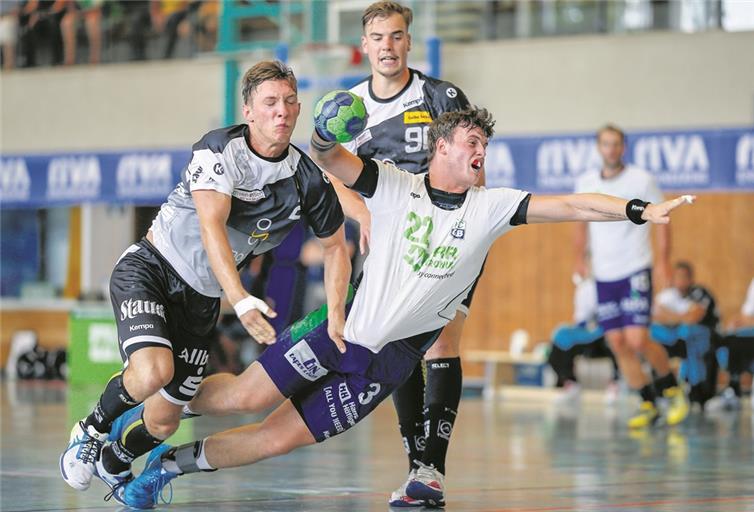 War mit Oppenweiler/Backnang nur im Duell gegen den Erstligisten Bietigheim einem Kontrahenten voraus: Kreisläufer Jakub Strýc.Fotos: A. Becher