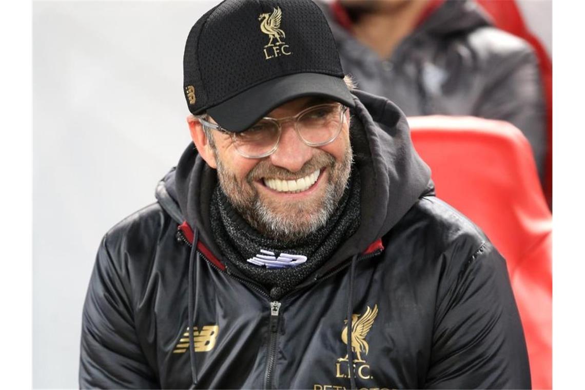War mit seiner Mannschaft sehr zufrieden: Liverpools Coach Jürgen Klopp. Foto: Peter Byrne/PA Wire/dpa