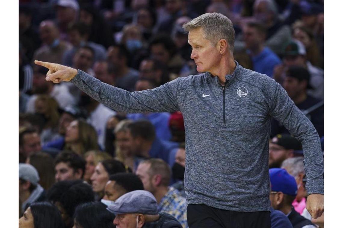 Warriors-Cheftrainer Steve Kerr wird US-Nationalcoach. Foto: Chris Szagola/AP/dpa