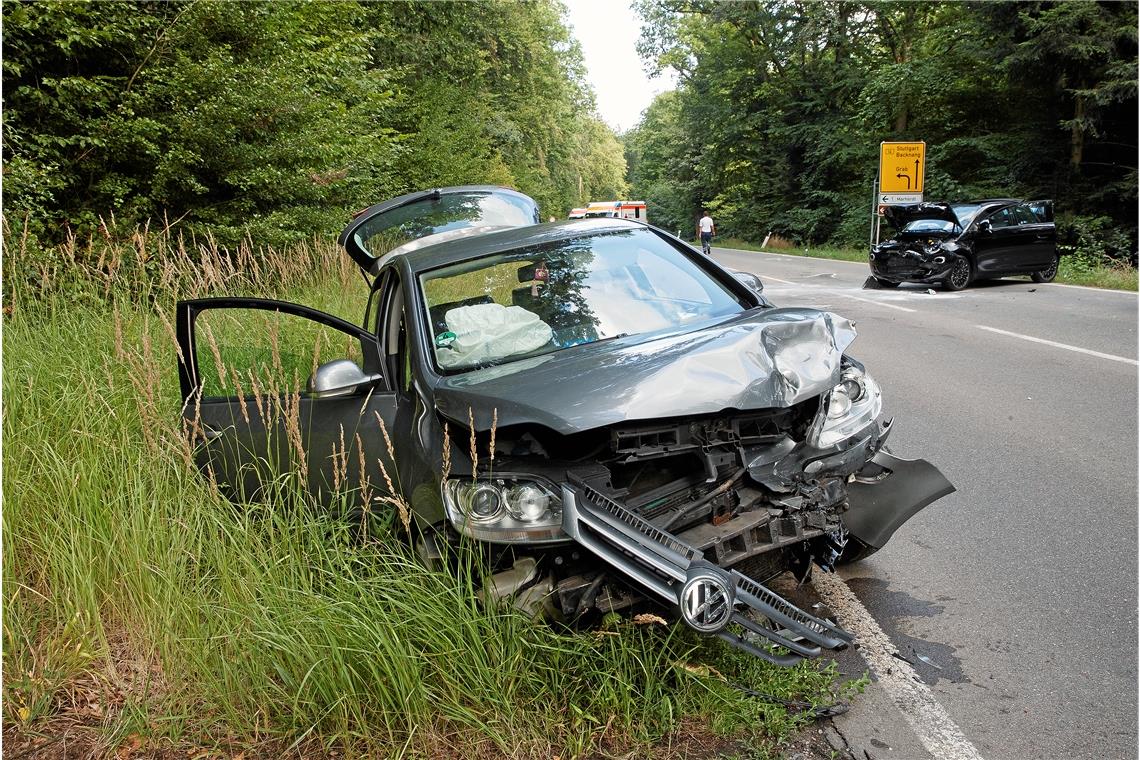 Kontrolle über Wagen verloren Warum der VW-Fahrer von der Fahrbahn abgekommen ist, ist derzeit noch unklar. Foto: Jörg Fiedler