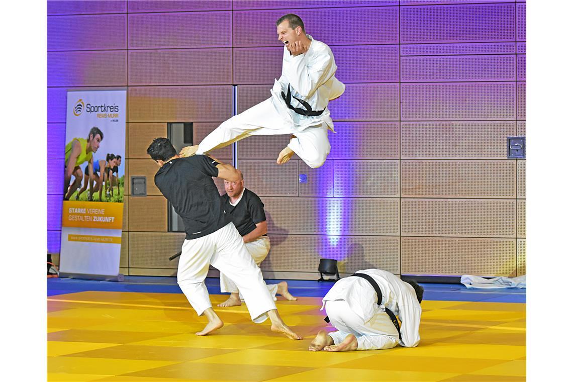 Was für ein Sprung von einem Karateka der SV Winnenden. 