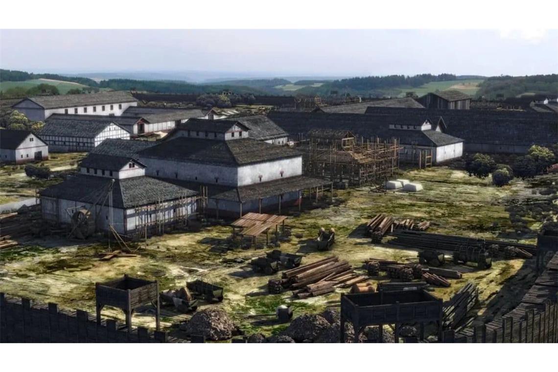 Was hätte aus Waldgirmes alles werden können: So könnte die römische Stadt im Lahntal ausgesehen haben.