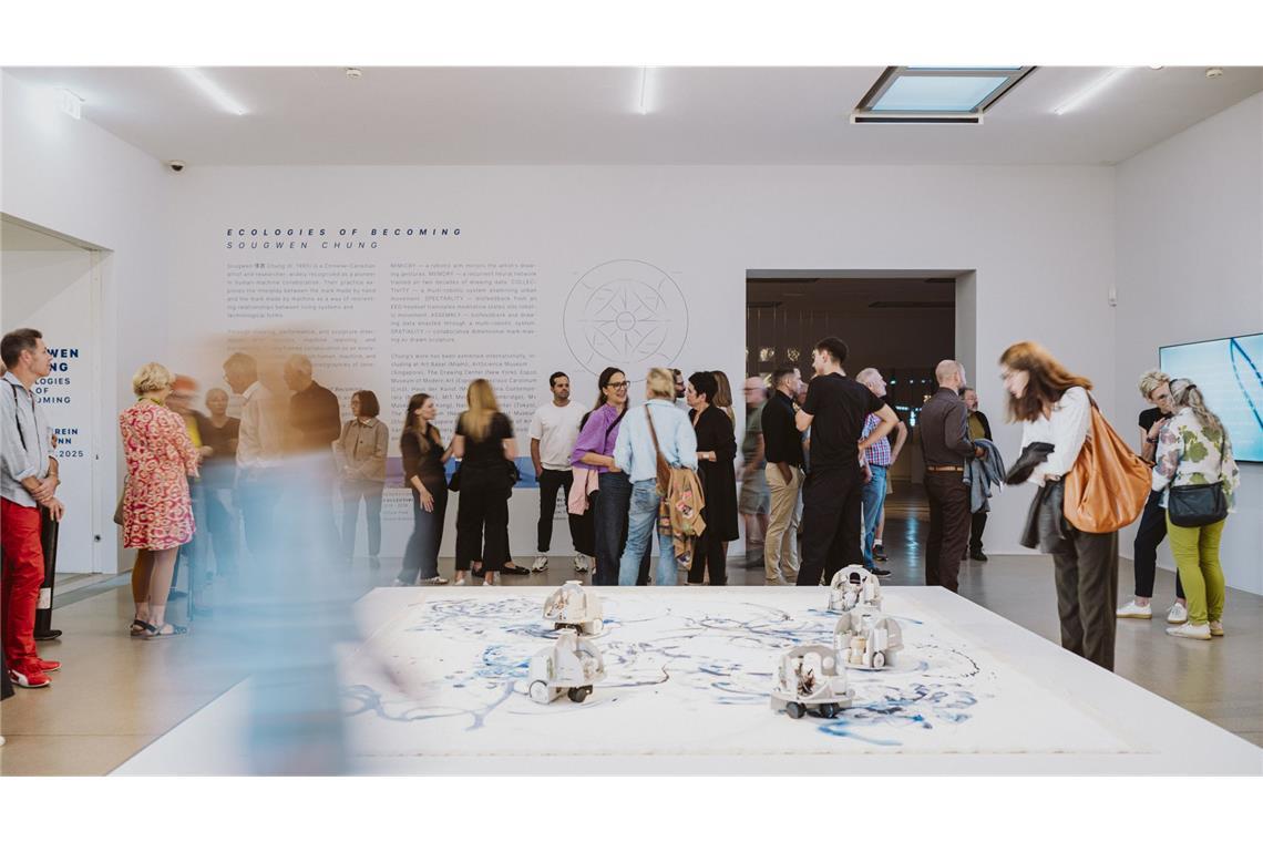 Was können die kleinen Roboter? Davon können sich die Besucherinnen und Besucher hier ein Bild machen.