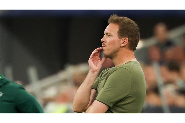 Was nun? Bundestrainer Julian Nagelsman.