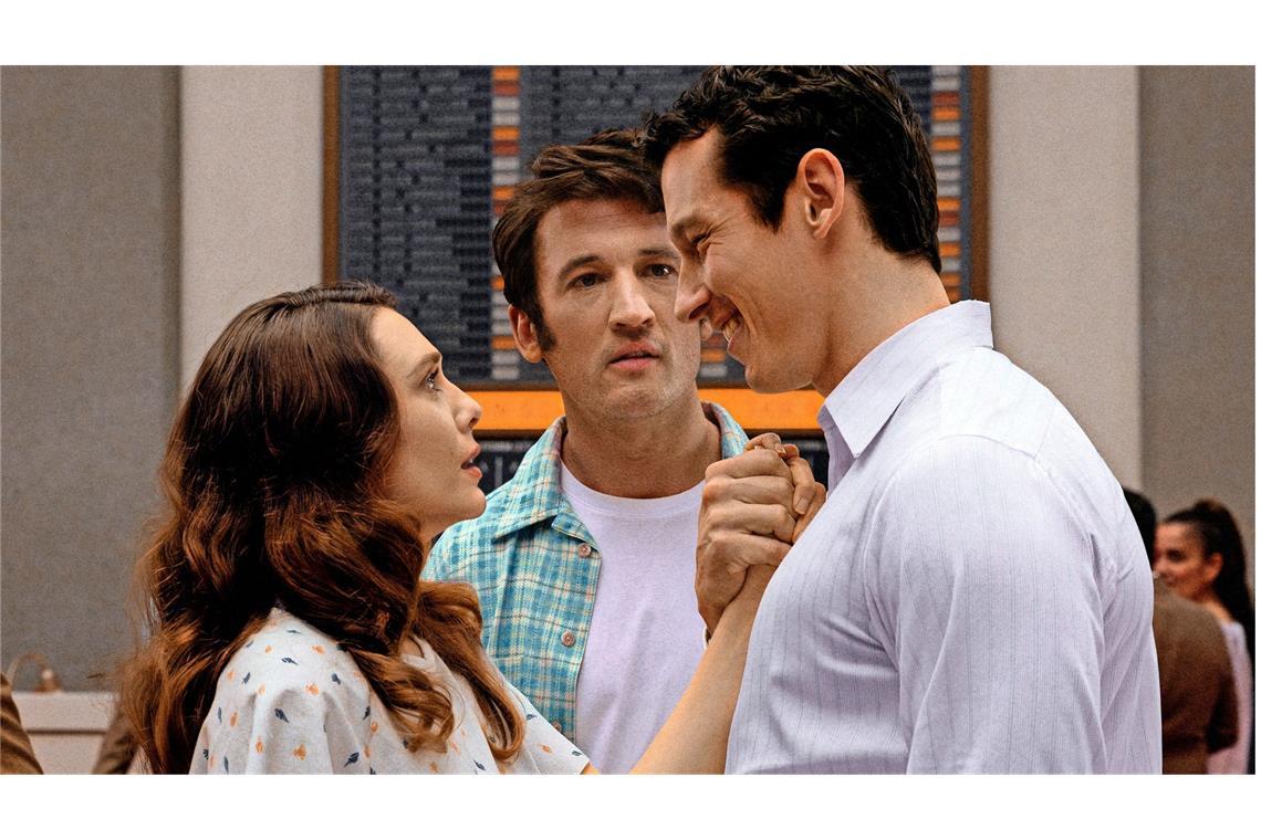 Was, wenn im Jenseits  ein Nebenbuhler auftaucht? Elizabeth Olsen,  Miles Teller und Callum Turner (von links) in „Eternity“