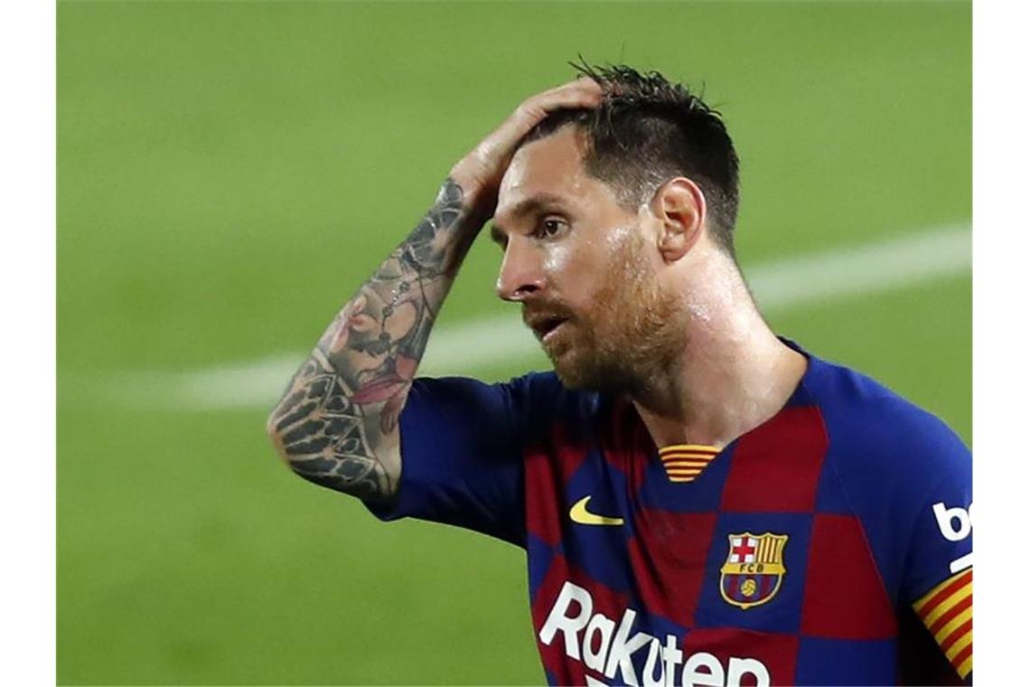 PSG-Spieler sollen über Messi-Wechsel informiert sein Wechselt Lionel Messi zu Paris Saint-Germain?. Foto: Joan Monfort/AP/dpa