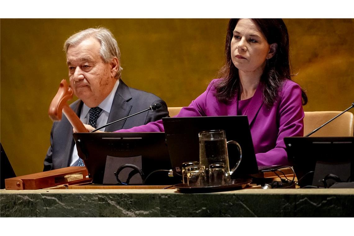 Wechselte vom Auswärtigen Amt zu den Vereinten Nationen: Grünen-Politikerin Annalena Baerbock. (Archivbild)