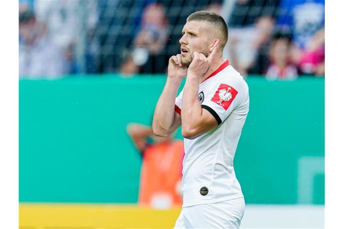 Wechselwillig: Eintracht-Torjäger Ante Rebic. Foto: Uwe Anspach