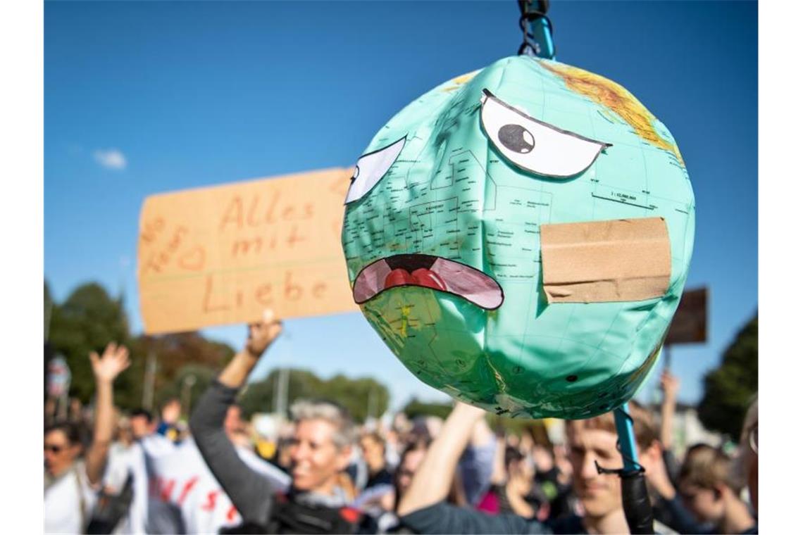 Fridays for Future ruft zur Online-Demo Wegen der Corona-Krise finden die Proteste nun überwiegend online statt. Foto: Sina Schuldt/dpa
