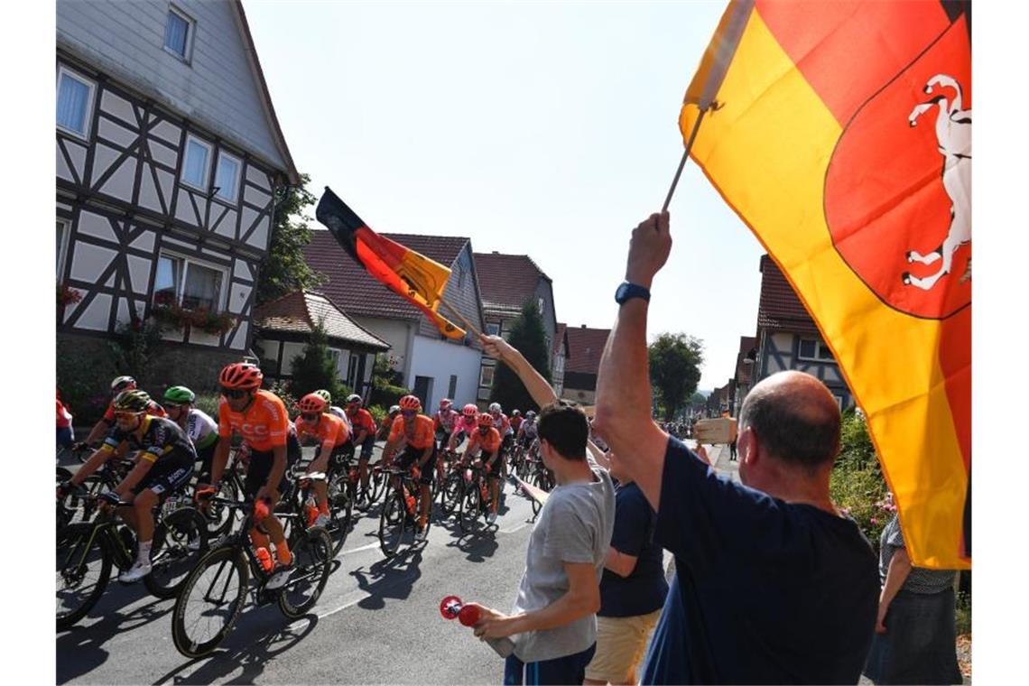 Deutschland-Tour der Radprofis kann 2020 nicht stattfinden Wegen der Coronavirus-Pandemie findet 2020 keine Deutschland-Tour der Radprofis statt. Foto: Bernd Thissen/dpa