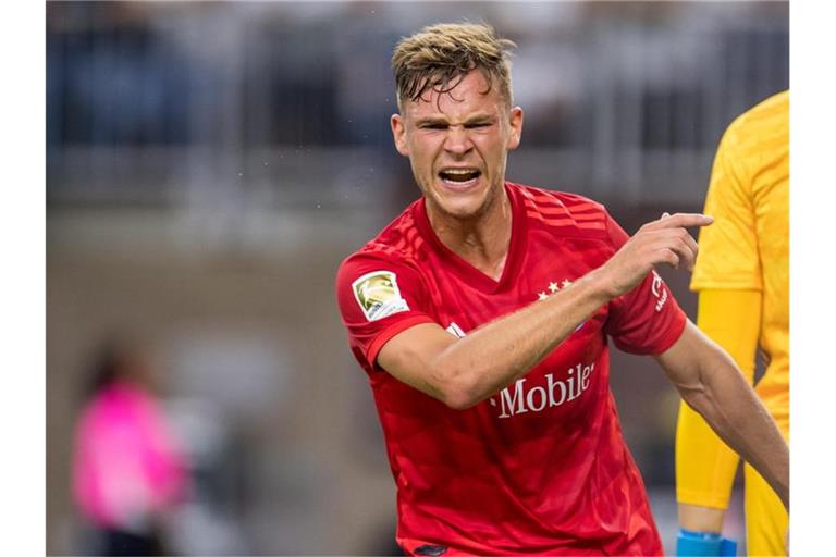 Wegen der offensiven Ausrichtung beider Teams tippt Bayern Münchens Joshua Kimmich „auf ein 6:6“. Foto: Trask Smith/CSM via ZUMA Wire