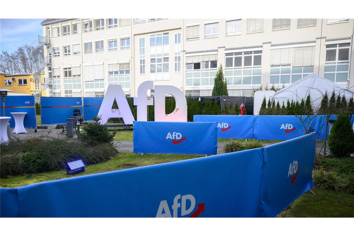 AfD soll Bundesgeschäftsstelle räumen Wegen einer Wahlparty steht die AfD nun vor Gericht. (Archivbild)