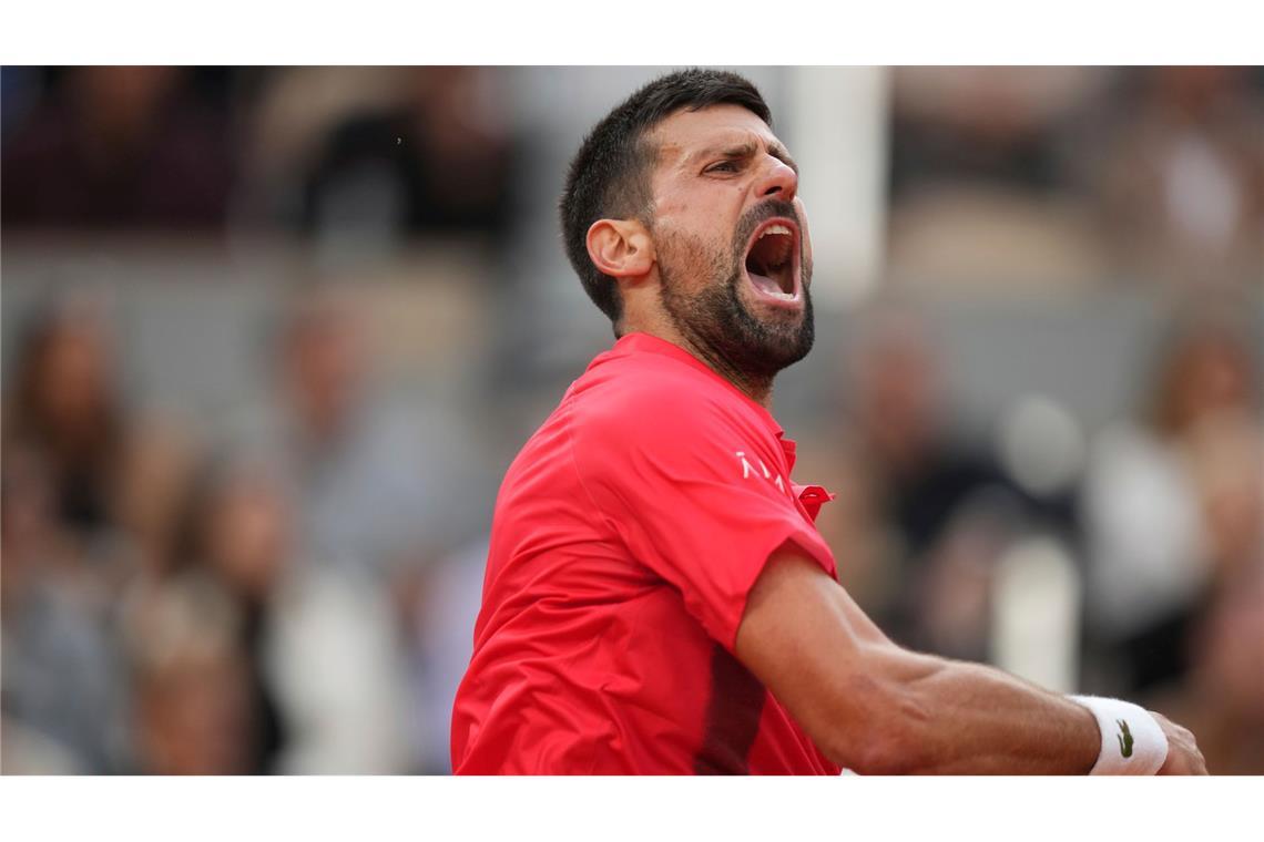 Traumfinale perfekt: Sinner gegen Alcaraz in Paris Wehrte sich vergebens: Novak Djokovic war gegen Jannik Sinner machtlos.
