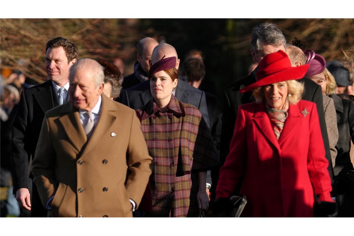 Weihnachten feierten die beiden im vergangenen Jahr noch traditionell an der Seite der Königsfamilie in Sandringham. (Archivbild)