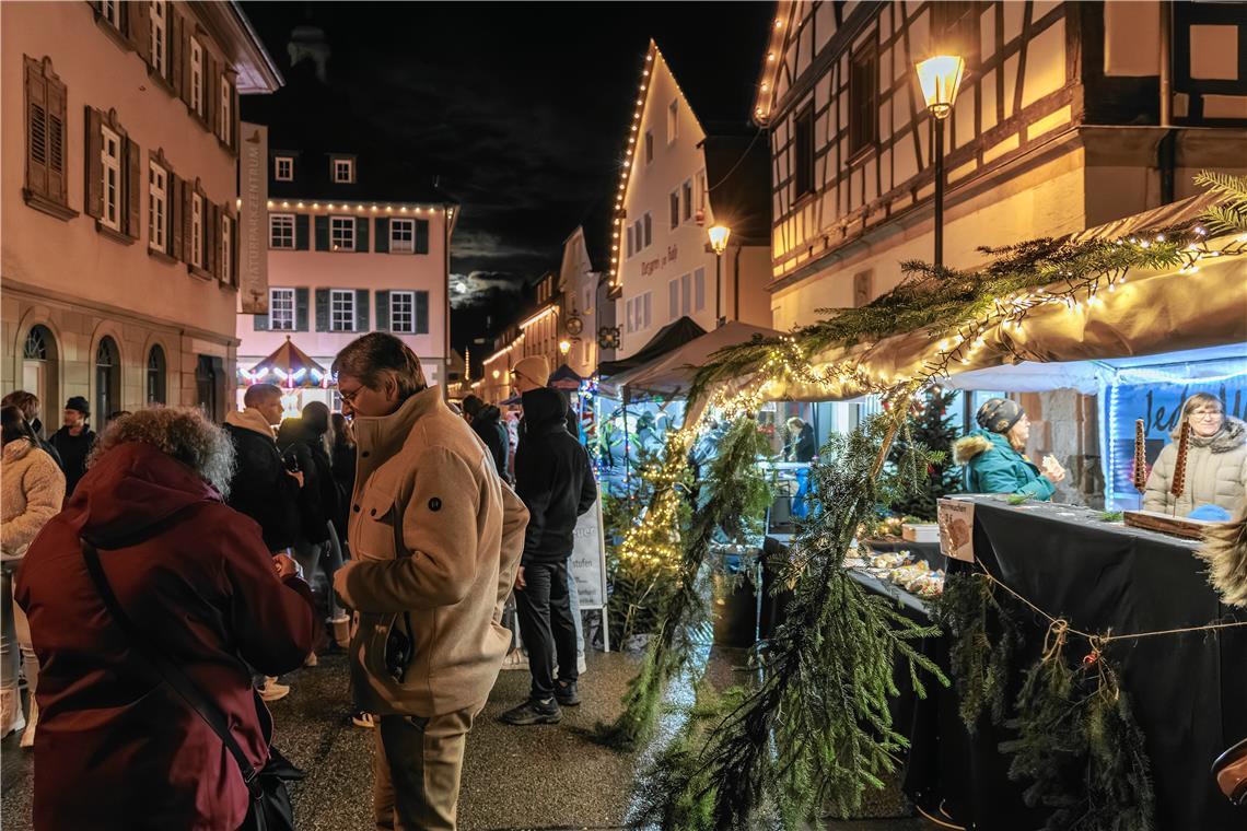 Weihnachtsmarkt 2025 in Murrhardt.
