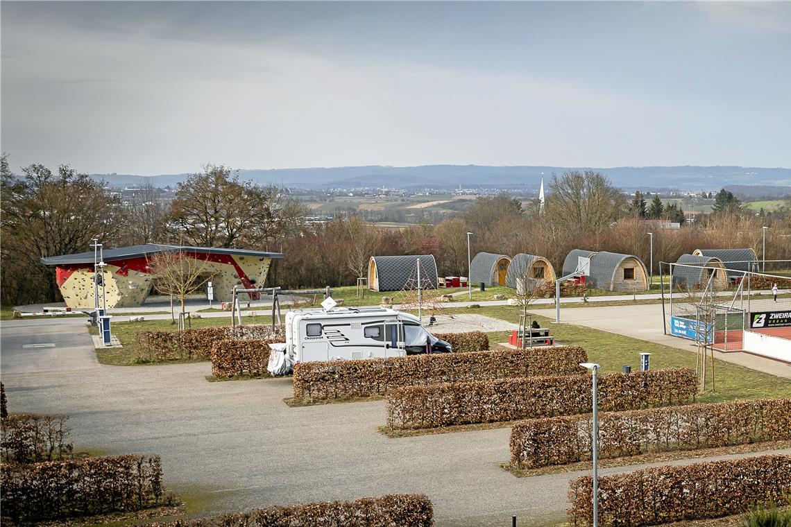 Übernachten auf dem Sporterlebnispark in Allmersbach wird teurer Weil die Betriebskosten steigen, möchte die Gemeinde Allmersbach im Tal ab Januar die Gebühren für den Sporterlebnispark erhöhe. Foto: Alexander Becher
