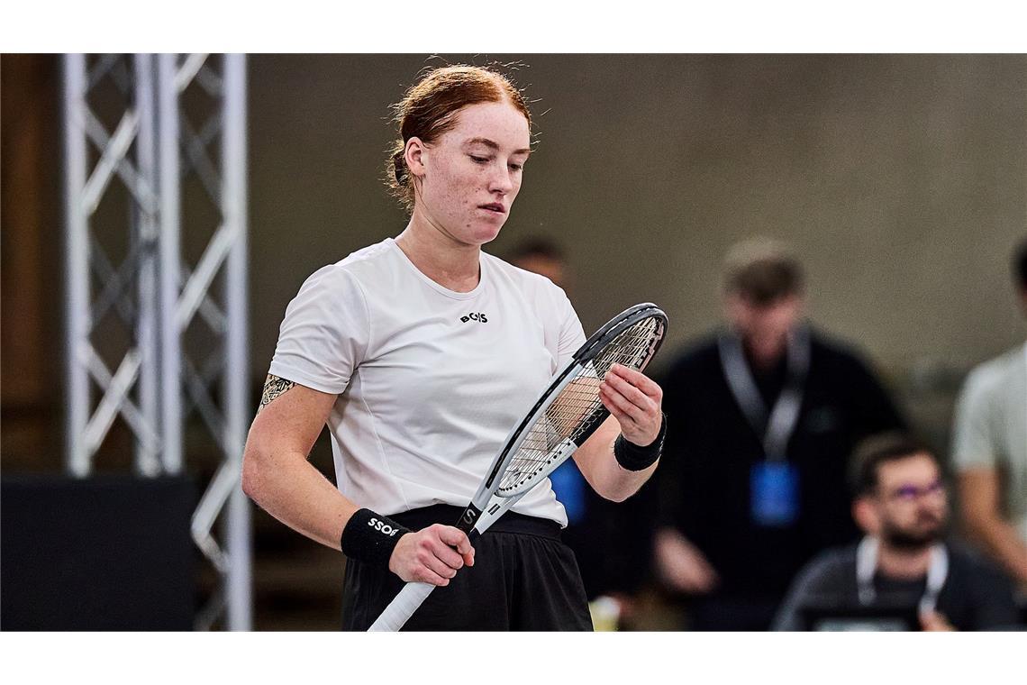 Weil Ella Seidel ihr Einzel verlor, könnten Deutschlands Tennis-Frauen im Billie Jean King Cup nochmals absteigen. (Archivbild)
