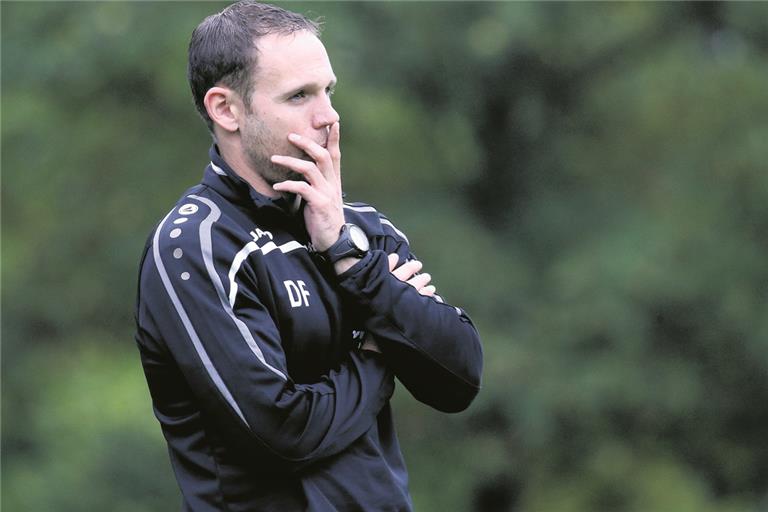 Weiß, dass in Kirchberg ein schweres Spiel auf seine Elf wartet: Daniel Funk. Foto: A. Becher
