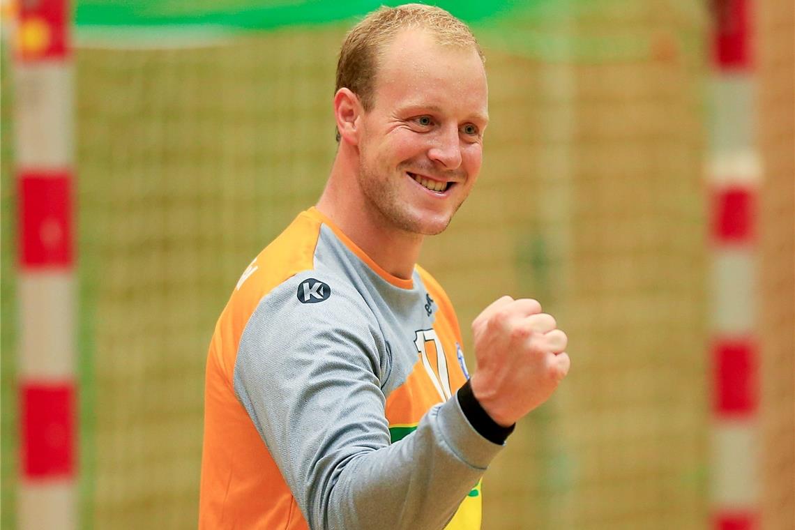 Weissachs Benedikt Pollak hat diese Saison wie fast alle Handballer der Region keine Gelegenheit mehr, sich über gute Aktionen zu freuen. Die Runde wird abgebrochen. Foto: A. Becher