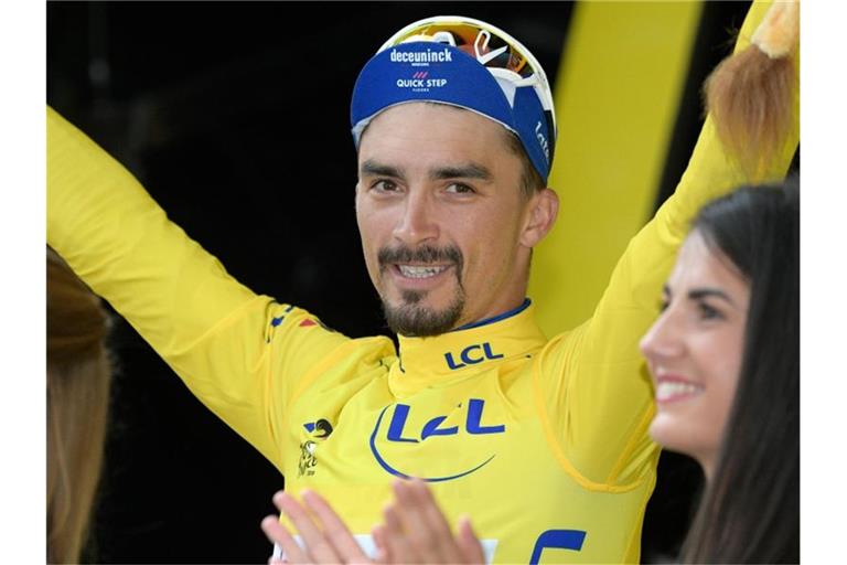 Weiter in Gelb: Julian Alaphilippe. Foto: Yorick Jansens/BELGA