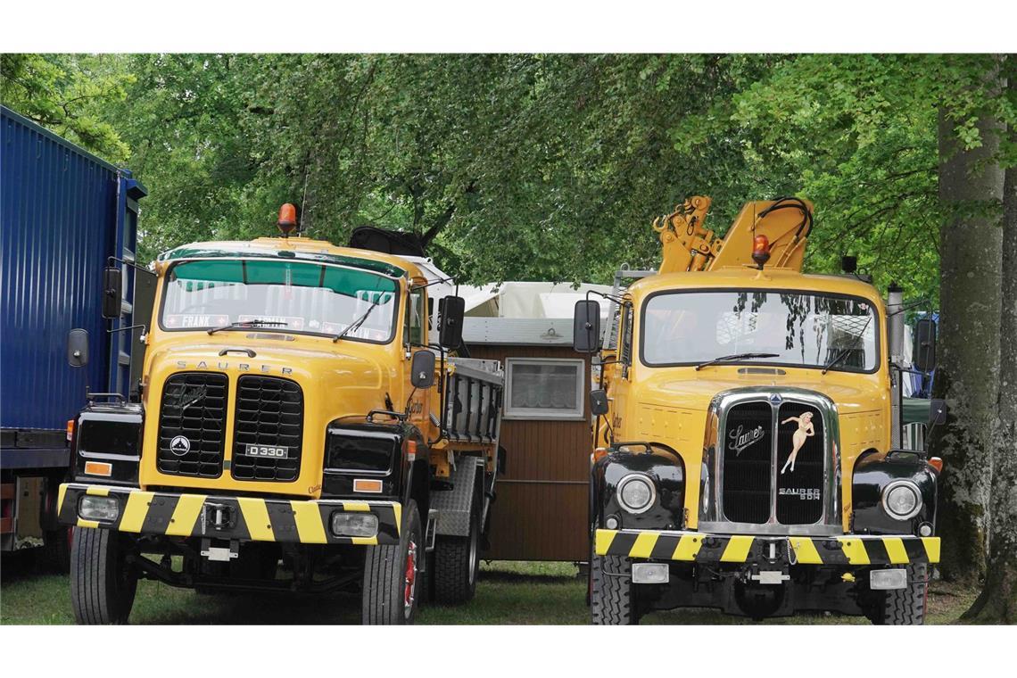 Weitere Bilder vom Lkw-Oldtimertreffen auf der Schwäbischen Alb.