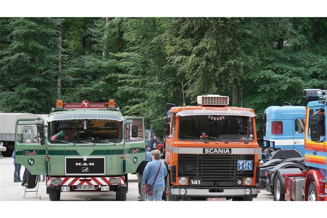 Weitere Bilder vom Lkw-Oldtimertreffen auf der Schwäbischen Alb.