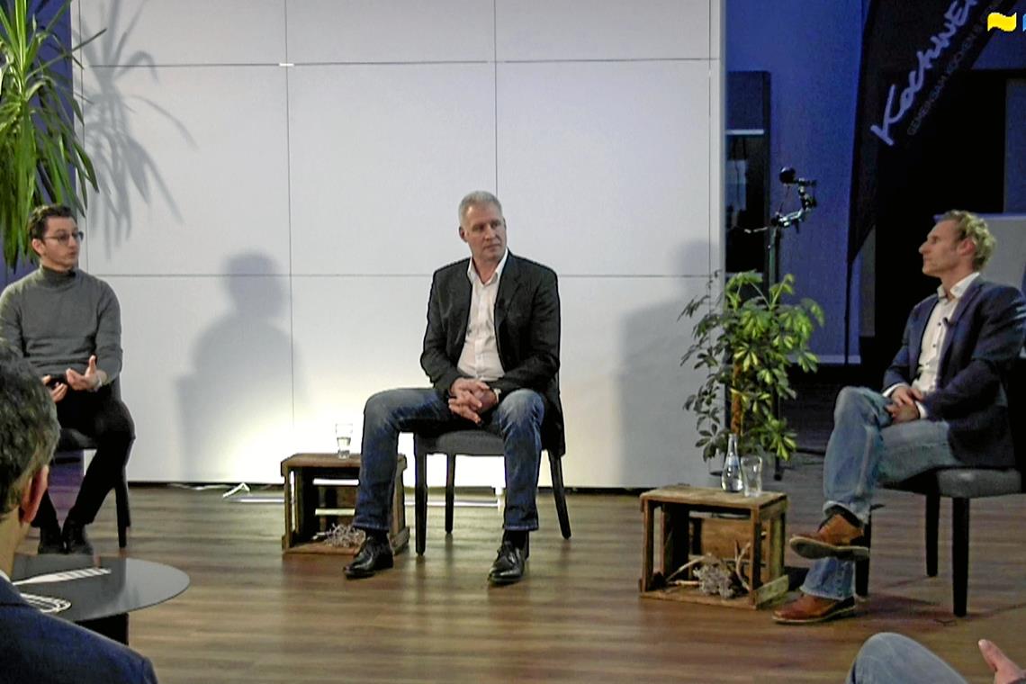 Wie kommt man gut durch den Lockdown? Weitere Experten (von links): Stefan Krämer, Udo Grabl und Frieder Beck.