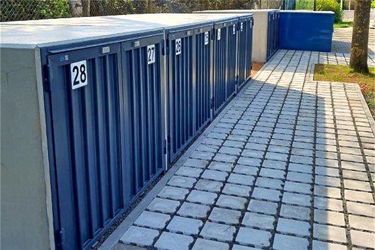 Weitere Fahrradboxen wie hier, am Murrhardter Bahnhof, sollen in Backnang geschaffen werden. Symbolbild: Stadtverwaltung Murrhardt