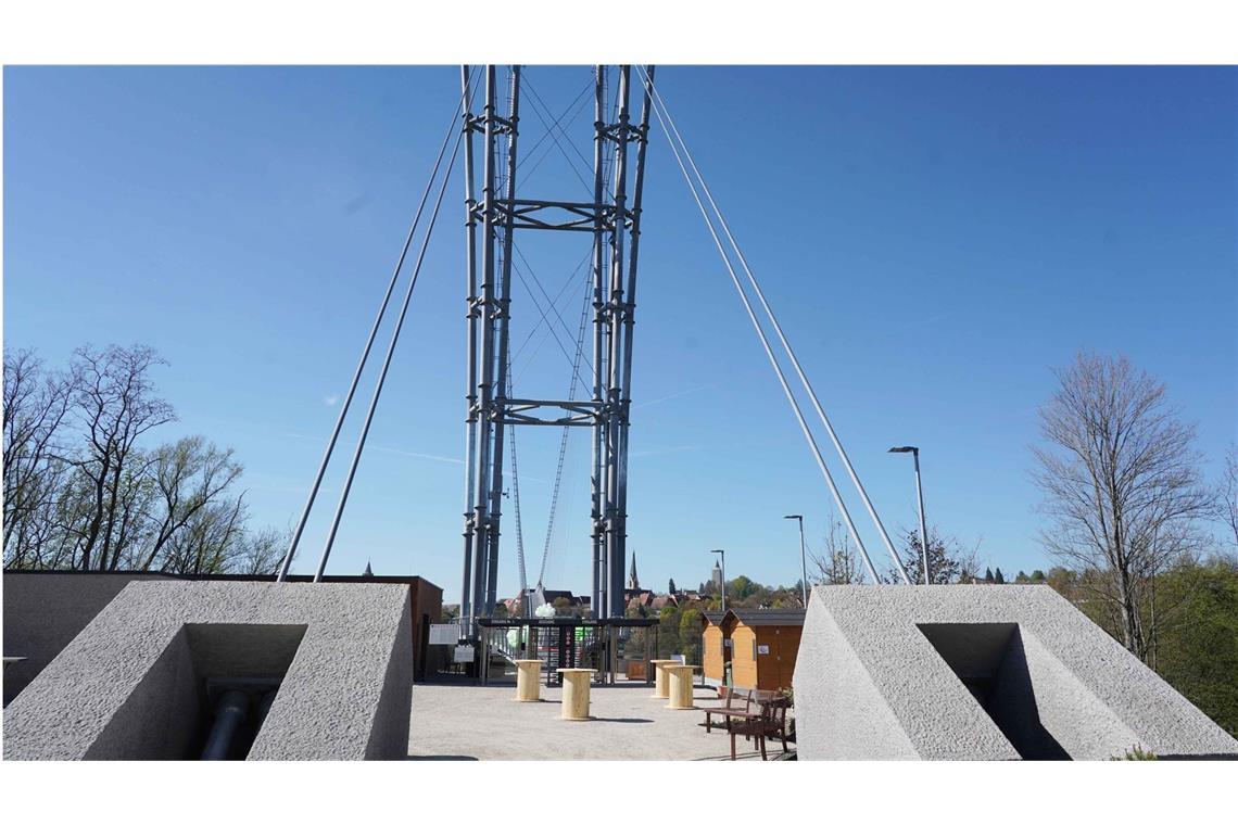 Weitere Impressionen von der neuen Brücke in Rottweil.