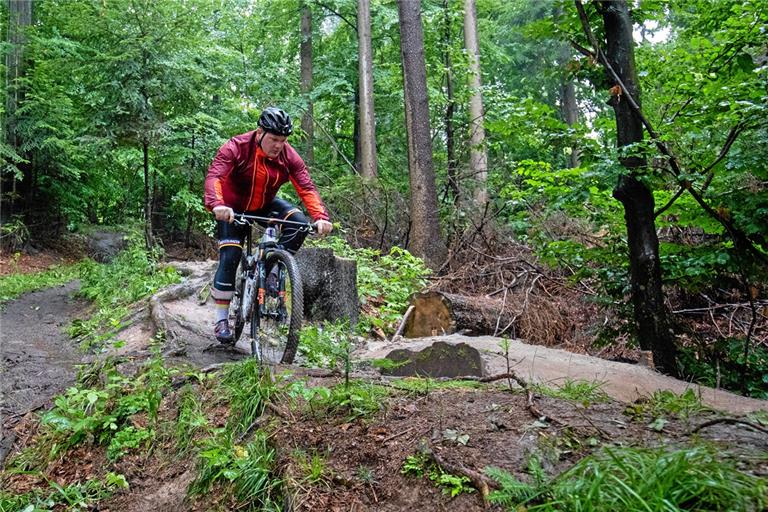Weitere legale Mountainbikestrecken sind freigegeben. Archivfoto: A. Becher