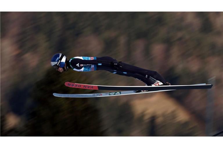 Wellinger beim Neujahrsspringen in Garmisch.