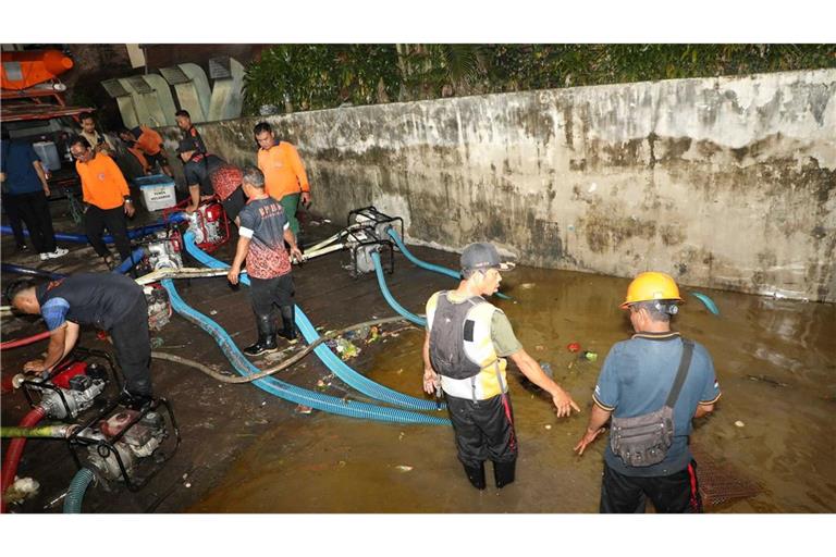 Weltbekannte Tourismusgebiete sind nach  starken Regenfällen auf der  Insel Bali überschwemmt. (Archivbild)