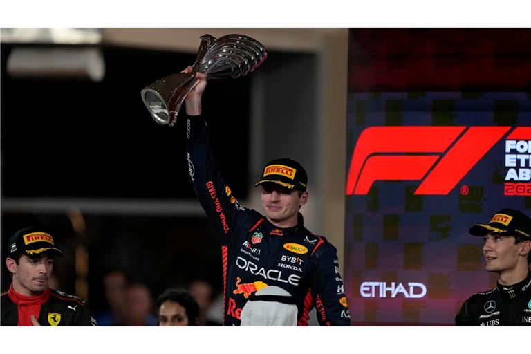 Weltmeister Max Verstappen gewinnt auch den Grand Prix von Abu Dhabi.