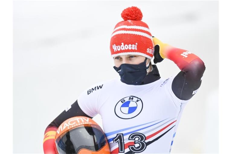 Weltmeisterin Tina Hermann arbeitet weiter mit Trainer Dirk Matschenz zusammen, der aber auch die starken Russen betreut. Foto: Gian Ehrenzeller/KEYSTONE/dpa